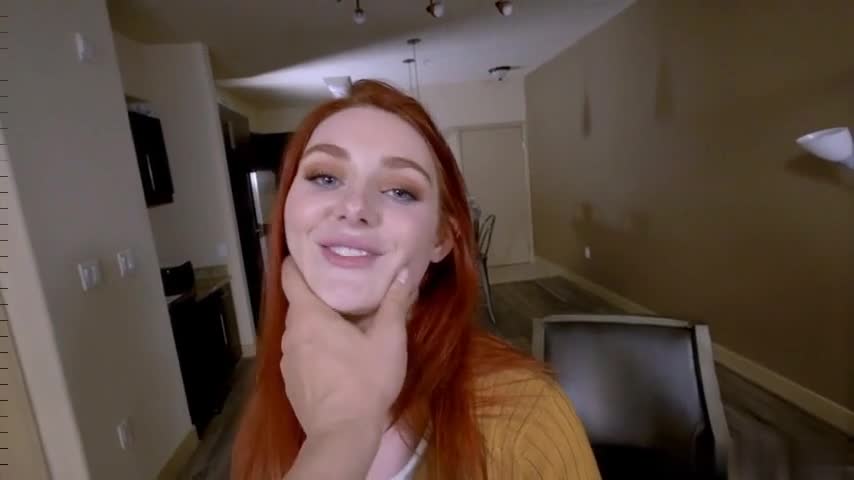 My Pretty Redhead Stepsister Loves To Pamper My Cock