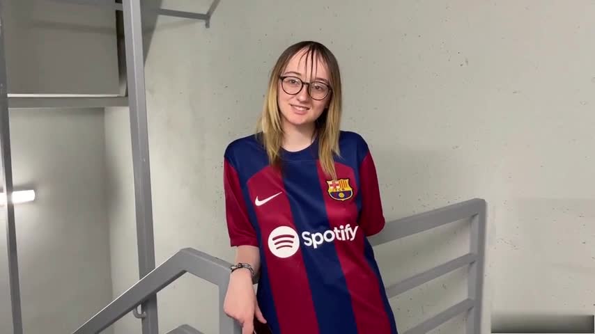 Nerdy Football Chic Fucks Two Black Dicks