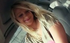 Blonde Teen Picked Up On The Streets For A Great Ride