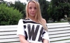 Young Russian Babe Gave All Her Holes For The Money