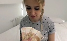 Russian Girl With No Money Gets Easily Tricked Into Sex