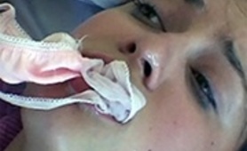 Guy Put Panties In Her Mouth To Muffle Her Screaming